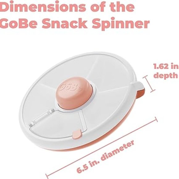 GOBE Snack Spinner - Coral or Gray available - Picture 4 of 5